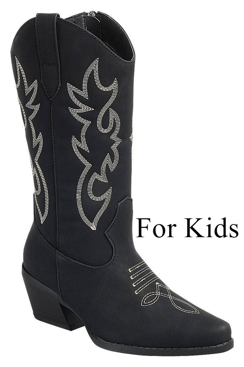 FASHION EMPORIO - Vente Bottes de cowboy – femme - Bottes de cowboy Cowgirl Chic pour enfants FL-CREEK-15K0