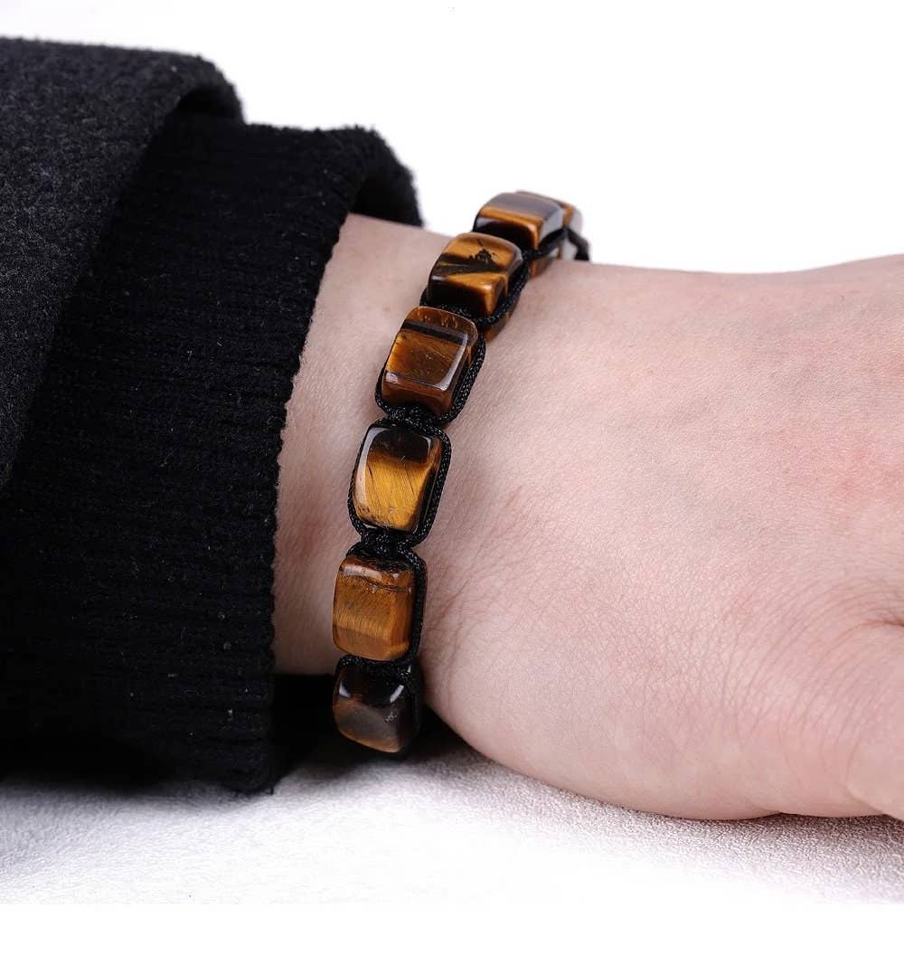 Mana Gallery – wholesale Pärlarmband – Tiger Eye Armband - Naturligt, Tigerögonarmband2