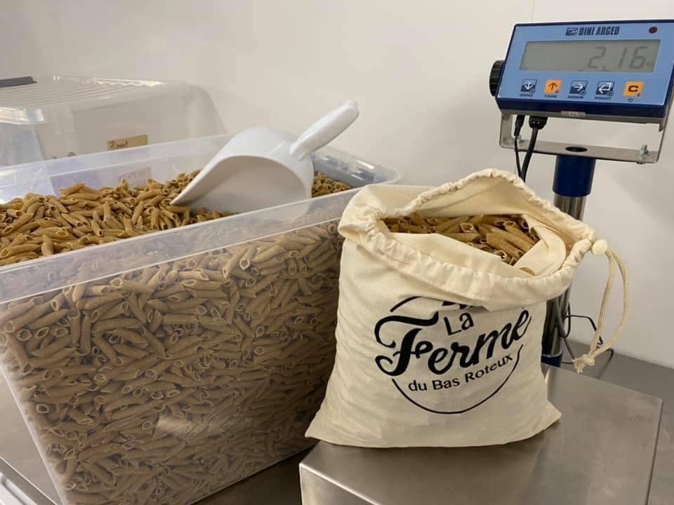 LA FERME DU BAS ROTEUX - Vente Pâtes - FUSILLI Pâtes Végan bio – VRAC 5kg1