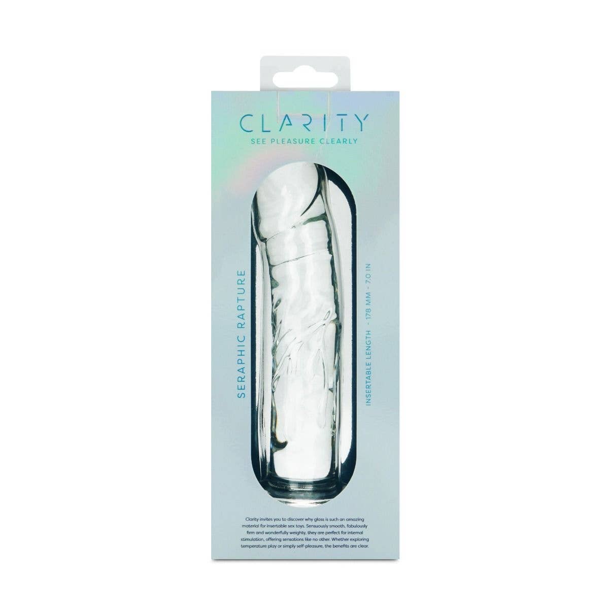 Creative Conceptions LLC - Wholesale Sex Toy - Clarity - Glass Dildo - Seraphic Rapture1