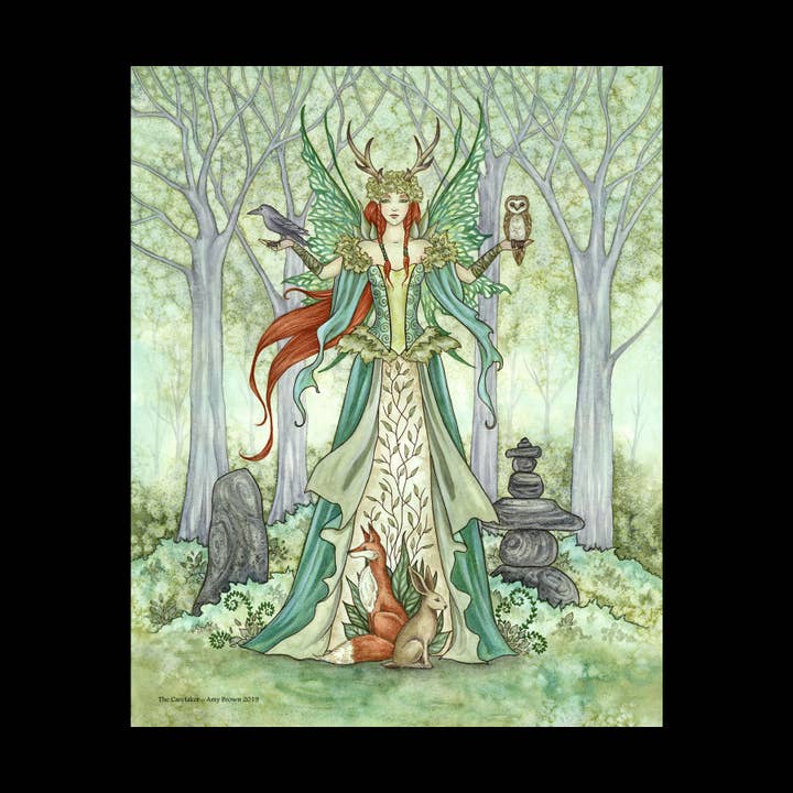 8x10 PRINT - The Caretaker for wholesale by Amy Brown Art