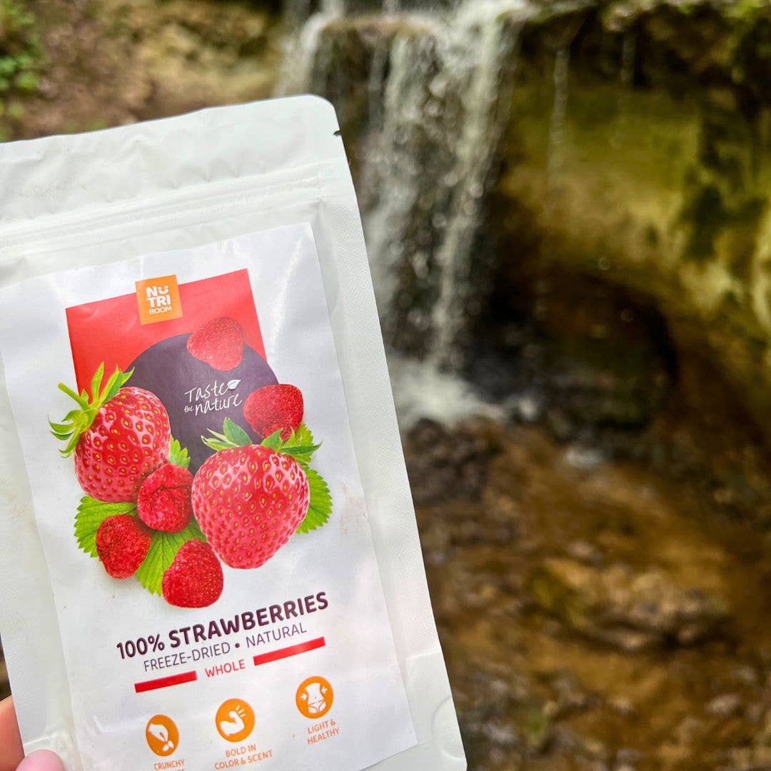 NutriBoom - Wholesale Dried/Dehydrated Fruit - Freeze Dried Strawberries: 17g and 35g packs13