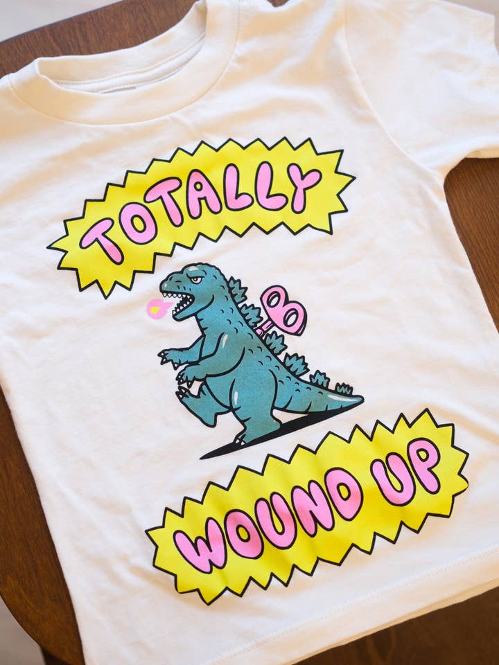 Ambitious Kids - Wholesale Screen Printed T-Shirt - Kids - Totally Wound Up | Kids Graphic Tee3