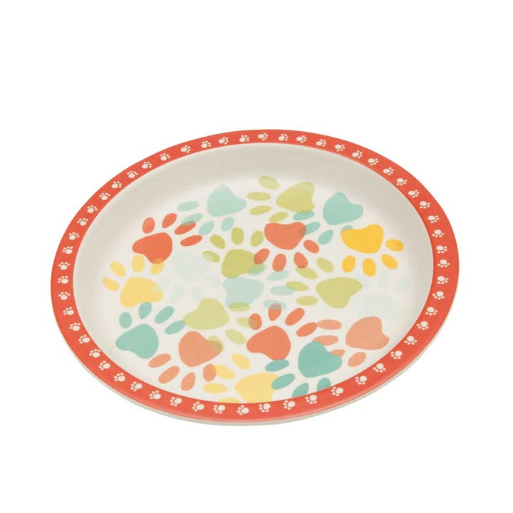 Speckle and Spot by Ore’ Originals - Wholesale Pet Bowl - Cat/Dog - Pet Bowl | Bamboo Red Paws