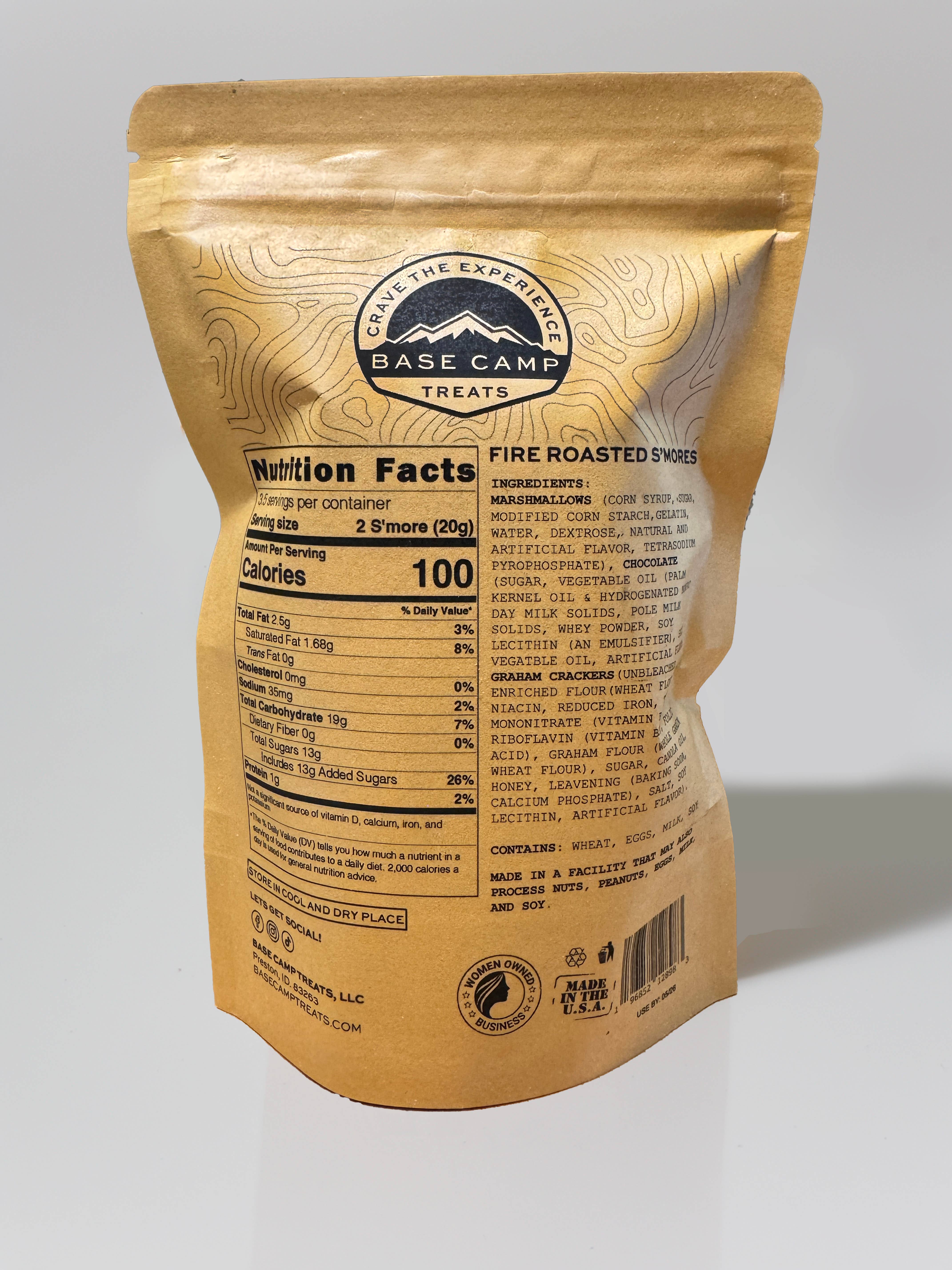 Base Camp Treats - Wholesale Chocolate Covered Sweets - Freeze Dried Fire Roasted S'mores1