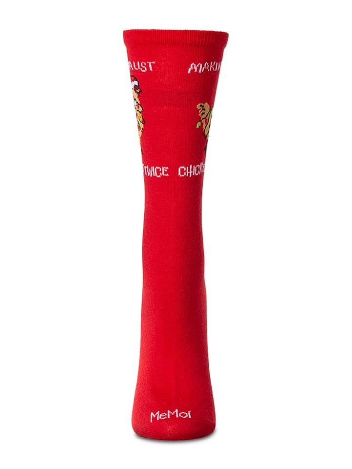 Red Chicken It Twice Holiday Crew for wholesale on Faire1