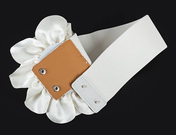 Productseeker - Wholesale Belt - Women's - BELT-1 Elegant White Floral Dress Belt - Fashion Accessory6