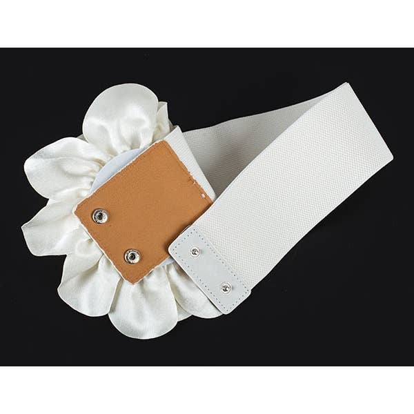 Productseeker - Wholesale Belt - Women's - BELT-1 Elegant White Floral Dress Belt - Fashion Accessory6