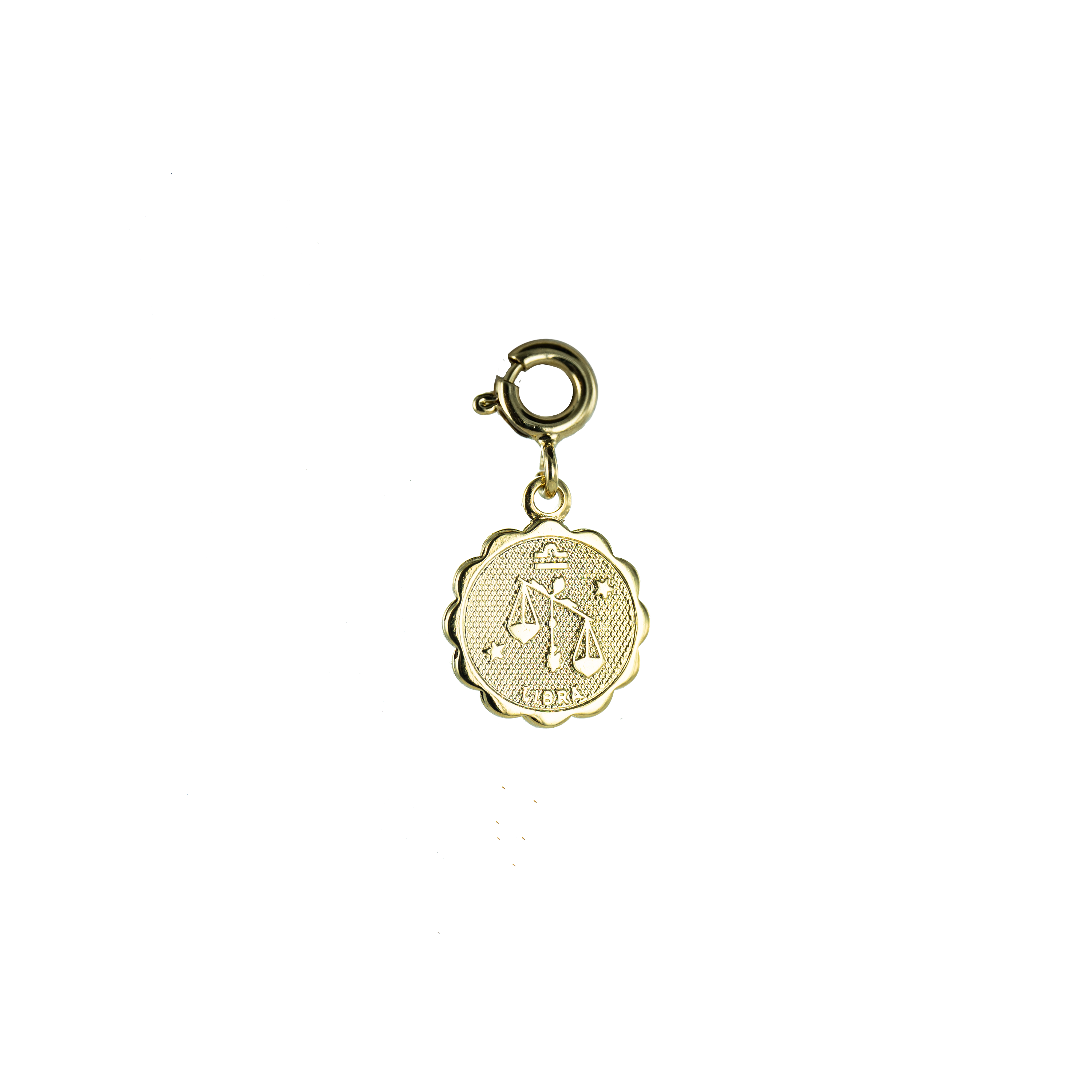Bijoux Fabrication Française - Wholesale Individual Charm/Pendant - Removable Medal/Charm - 18K Gold - Astrological Sign0