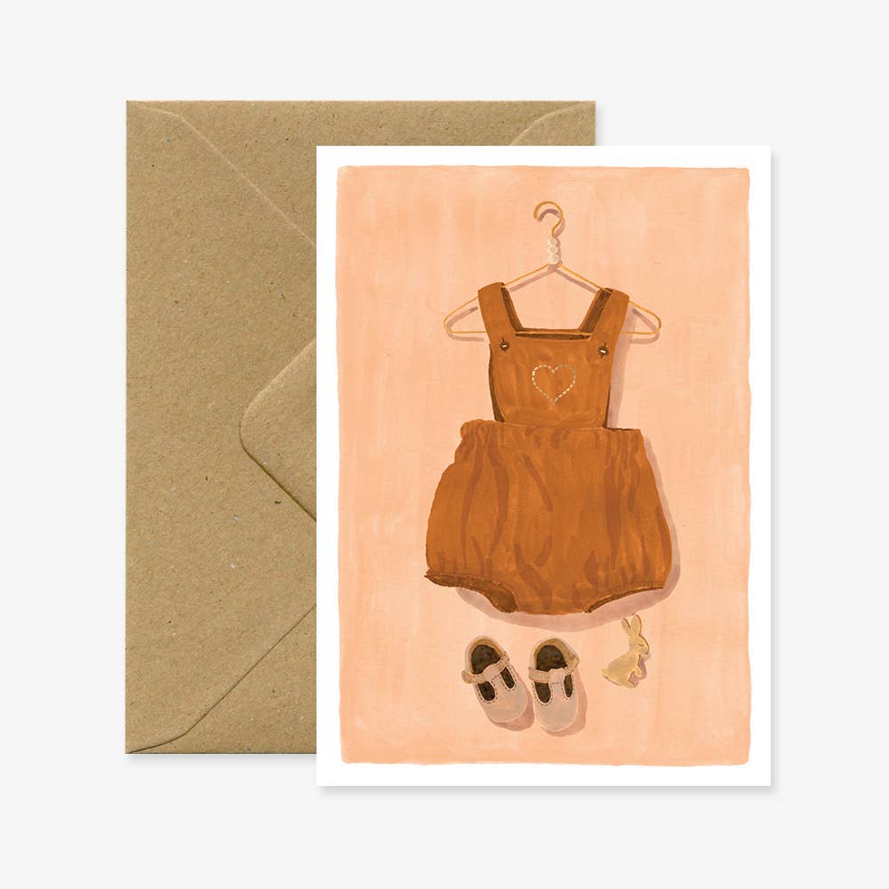 ALL THE WAYS TO SAY - USA - Wholesale Baby Card - Overall Cognac