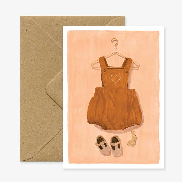 ALL THE WAYS TO SAY - USA - Wholesale Baby Card - Overall Cognac0