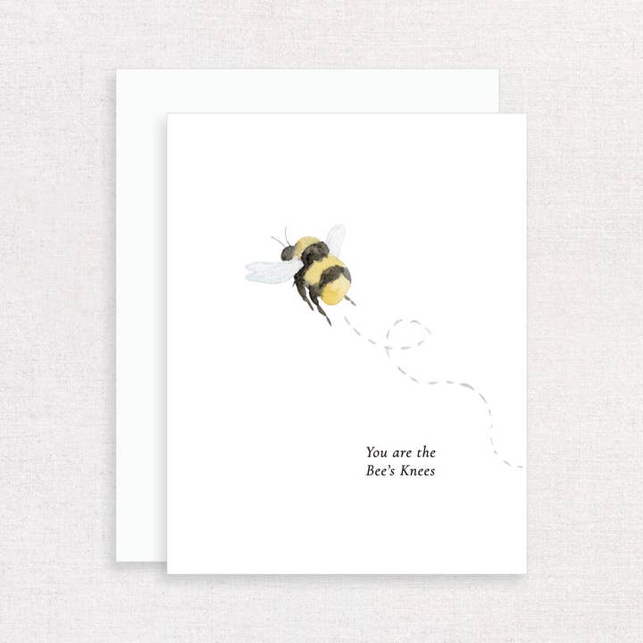 You're the Bee's Knees Greeting Card for wholesale by Korynne and Company