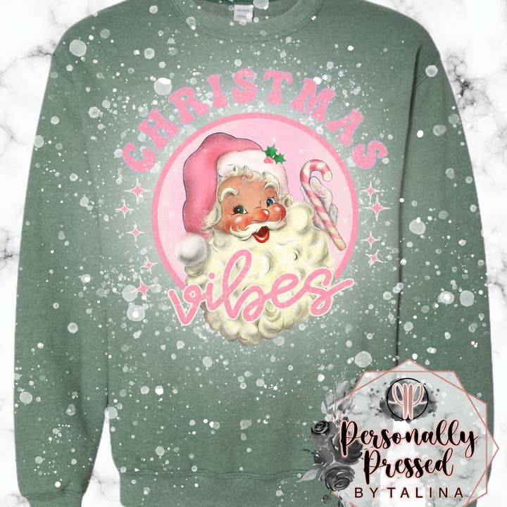 Christmas Vibes Shirt/Crewneck for wholesale by Personally Pressed Boutique