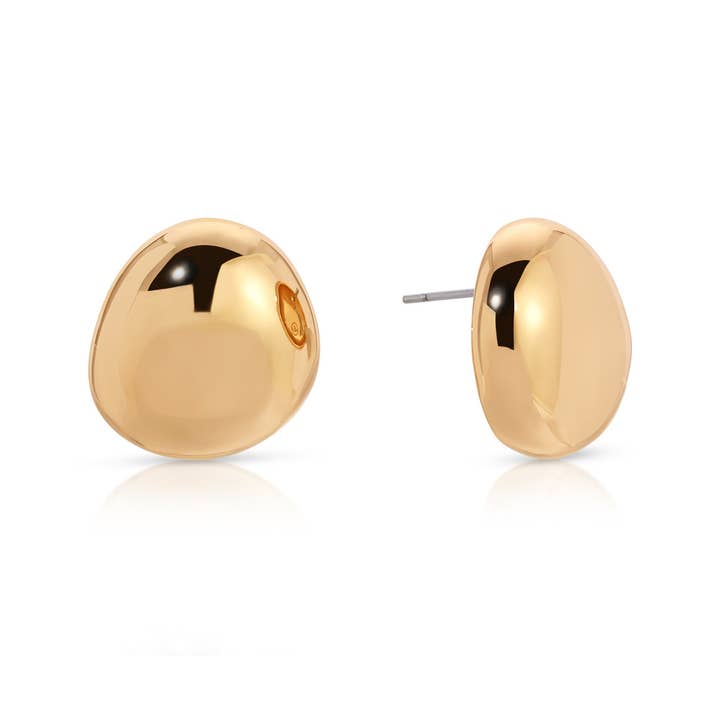 Ettika - Wholesale Stud/post earrings - Polished Pebble Stud Earrings