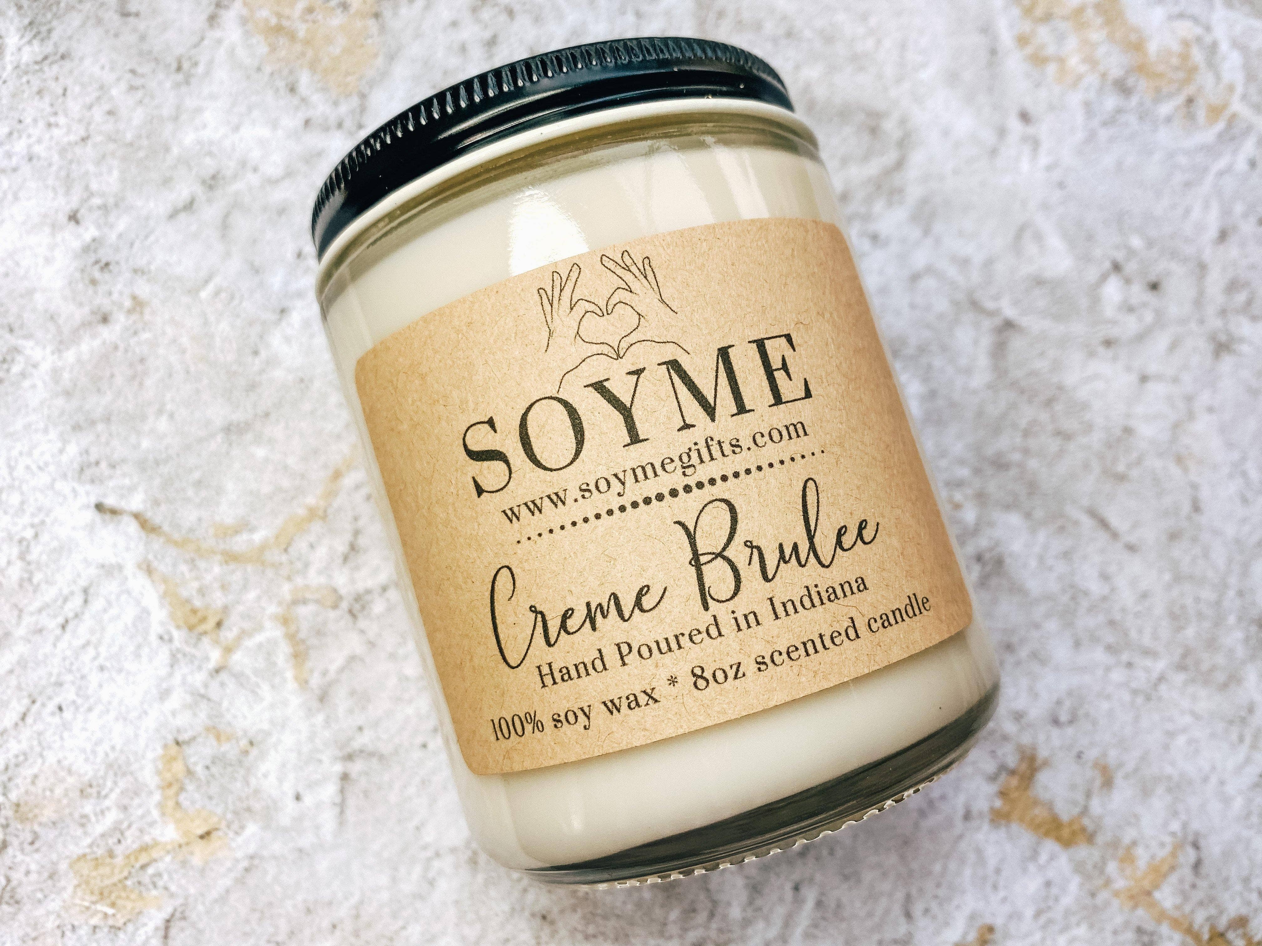 Soyme Gifts - Wholesale Jar/Filled Candle - Creme Brulee4