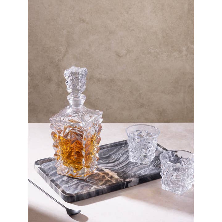 GAURI KOHLI - Wholesale Decorative Tray - Frontier Black Onyx Marble Tray – 15″×9″2