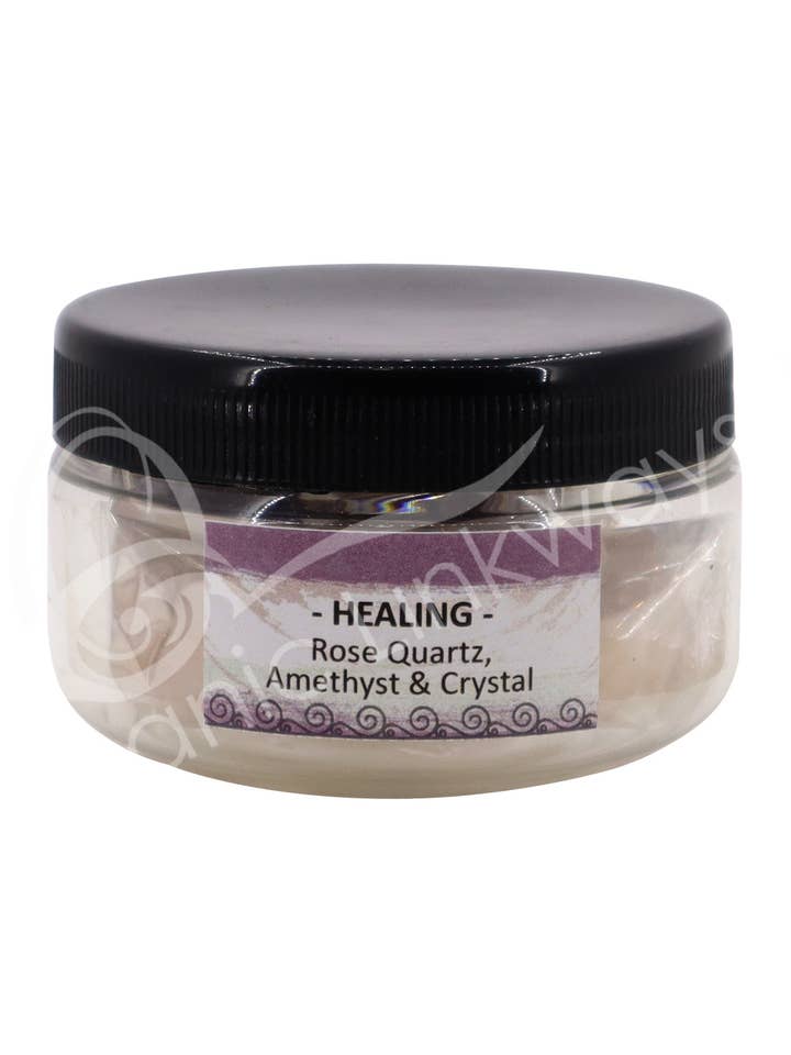 (PC)PIERRES DE CHIPS DANS UN POT - KIT DE GUÉRISON 2,5"DIAM. X 1,8"H pour la vente par Oceanic Linkways Inc