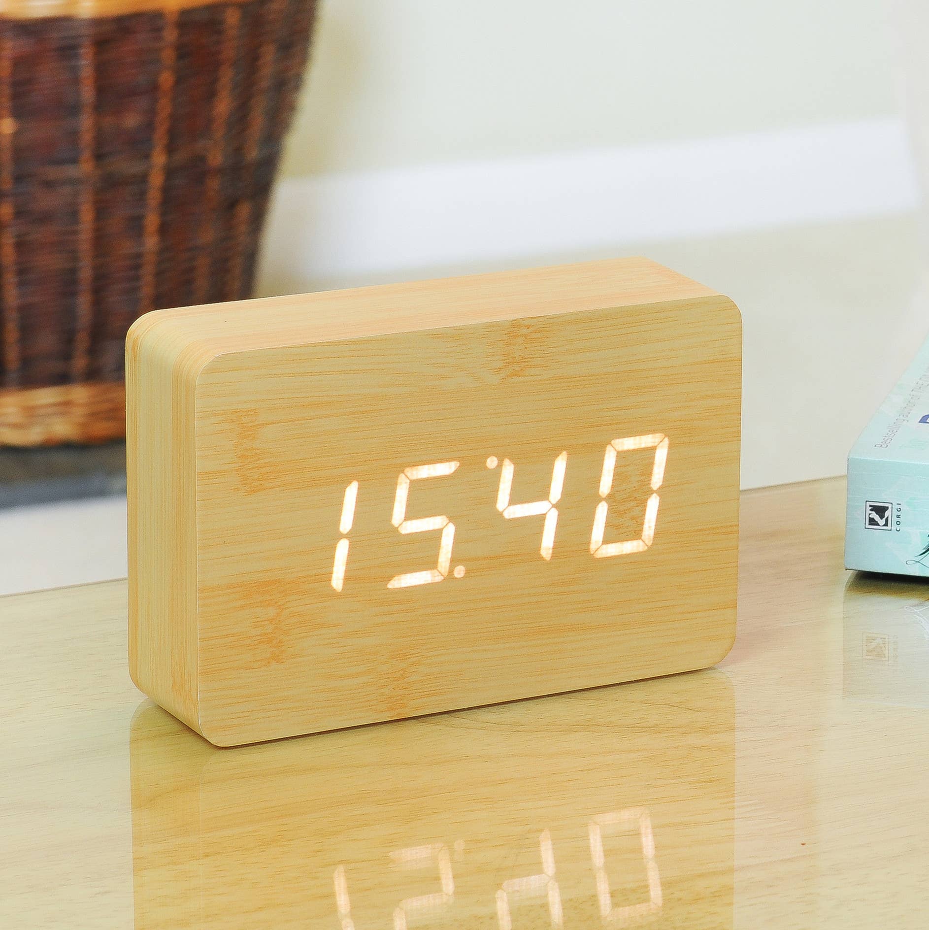 Gingko Design – wholesale Alarm clock – Gingko Brick Click Alarm Clock8