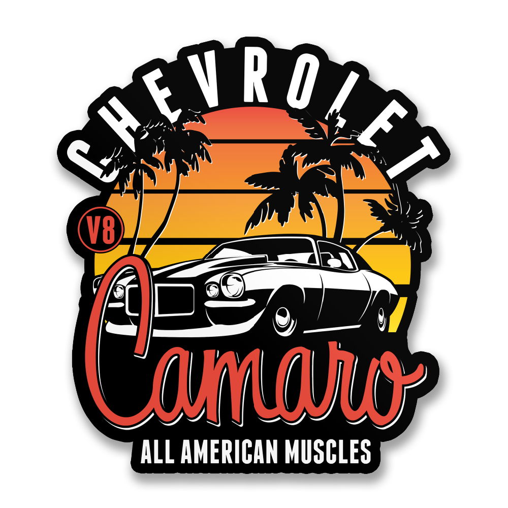 Hybris Production AB - Wholesale Sticker - Chevrolet Camaro Sunset Sticker0