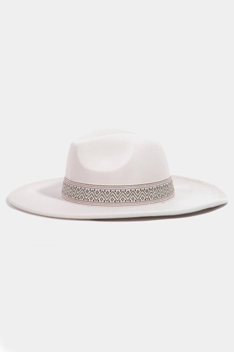 Collections by Fame Accessories - Wholesale Fedora - Women's - Western Intricate Boho Strap Cowboy Hat6