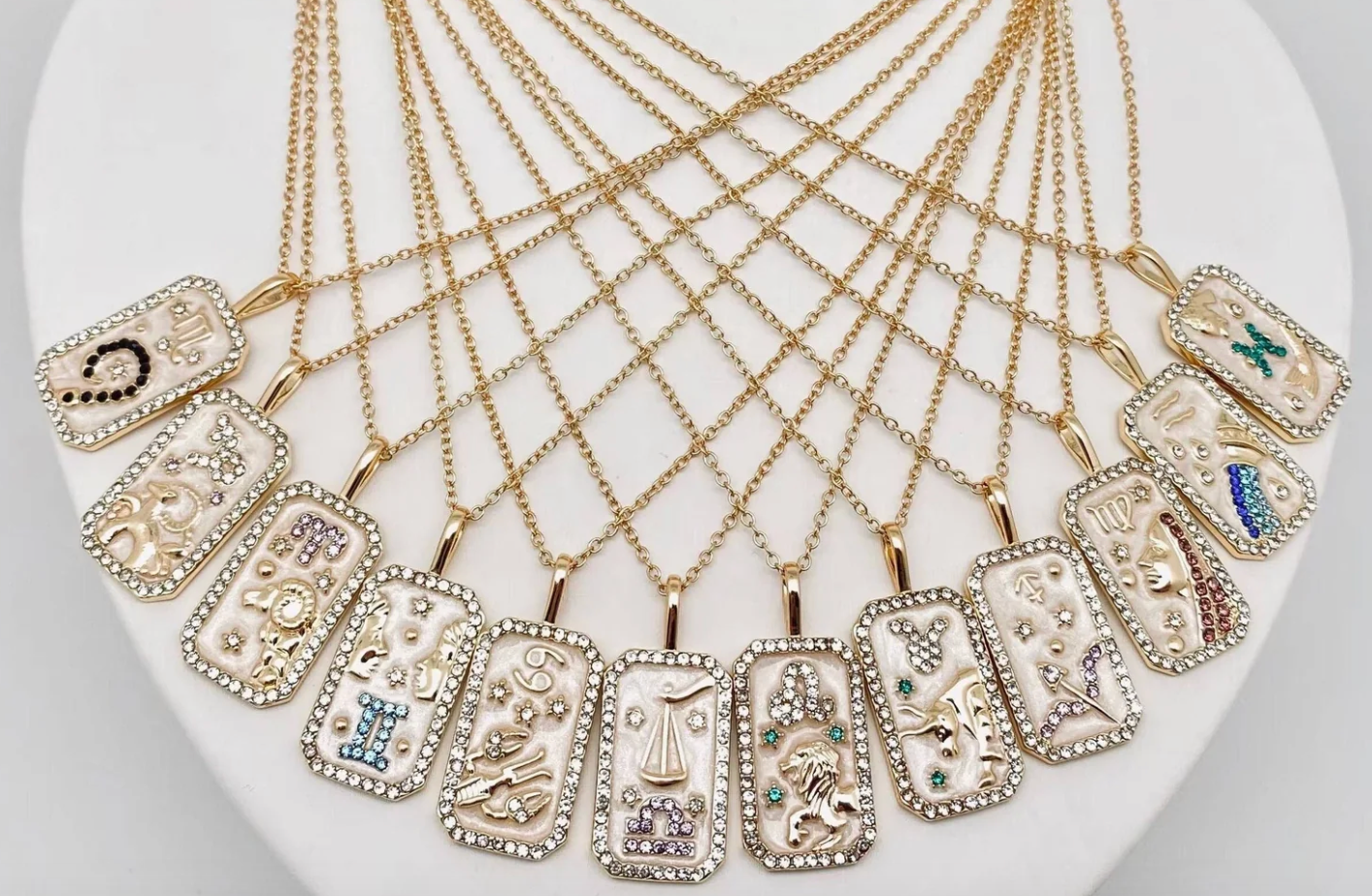 HoopLa – wholesale Hänge-/berlockhalsband – Skytten- Astrologisk, Zodiac Tarot Collection6