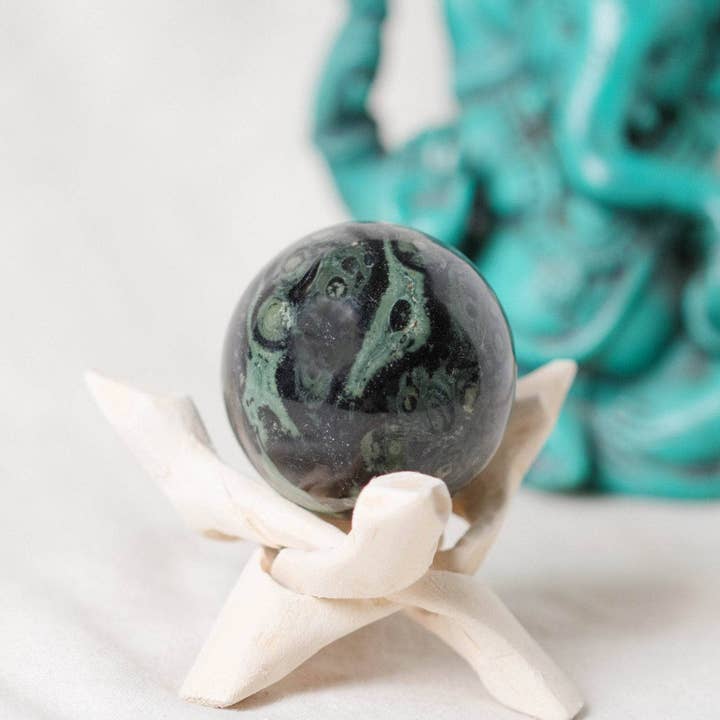 Kambaba Jasper Sphere - AAA Premium Quality for wholesale by Tiny Rituals