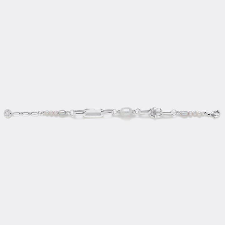 Ori Tao - Wholesale Wristband - BROOKLYN adjustable bracelet with central silver metal bead