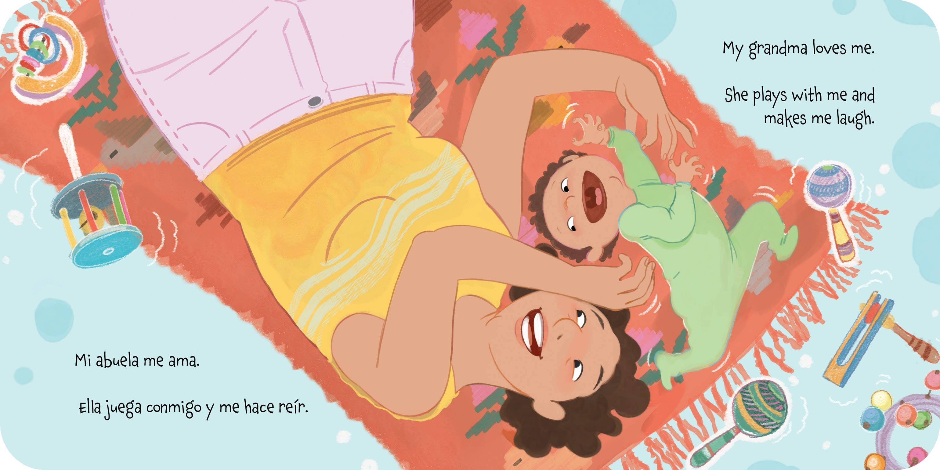 Sourcebooks - Wholesale Baby & Toddler Book (0-2) - Bebé Ama a Abuelita / Baby Loves Grandma3