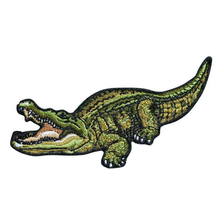 Patch animal alligator américain - thermocollant pour la vente par Little Critterz
