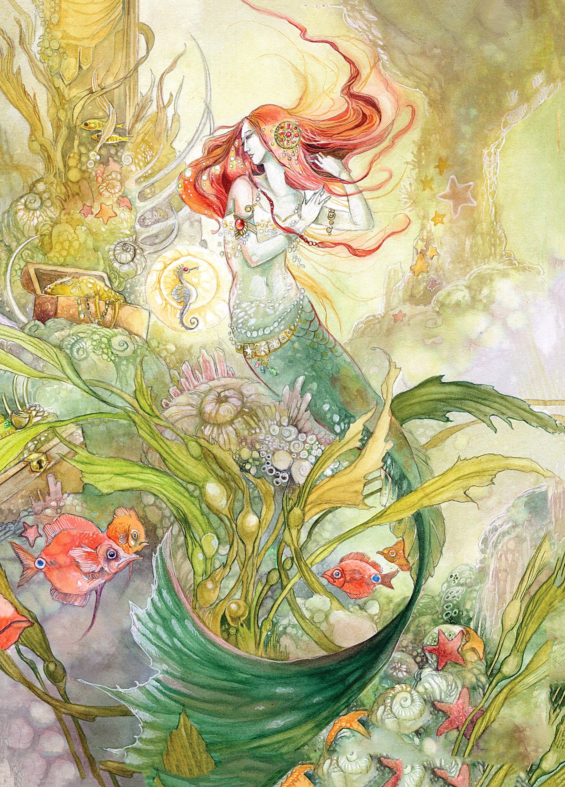 Peter Pauper Press - Wholesale Puzzle - Adult - Mermaid 1000 Piece Jigsaw Puzzle1