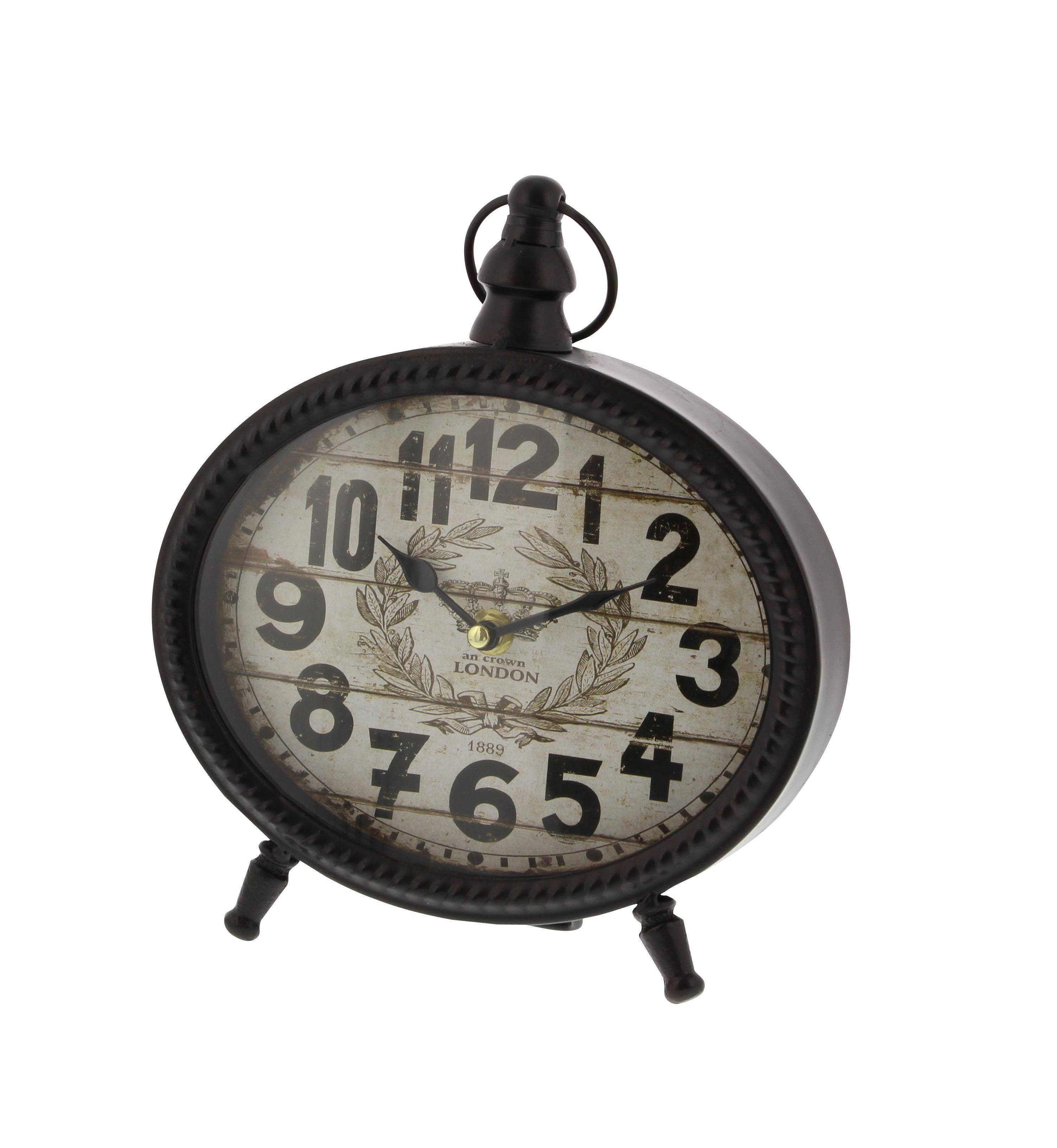 Deco Marché - Wholesale Wall Clock - Vintage Black Metal Clock Set3