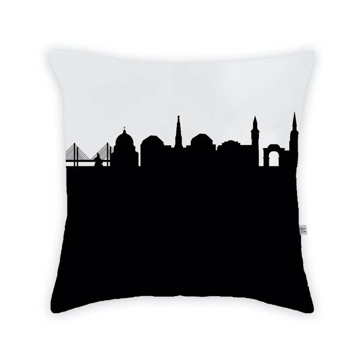 Cojín grande de Copenhagen Denmark Skyline para venta al por mayor de Anne Cate