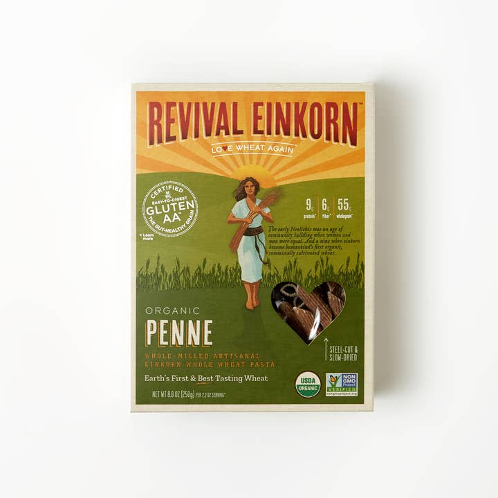 Revival Einkorn - Wholesale Pasta - Organic Einkorn Penne2