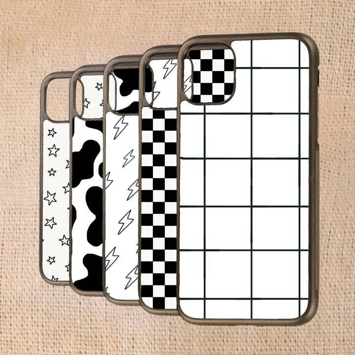 Zwart-wit hoesje collectie voor wholesale door abbyrose