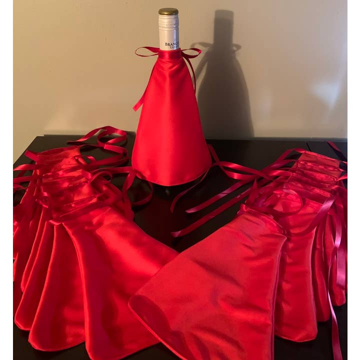 Tutunyou - Wholesale Wine Gift Bag - Wine Bottle Super Hero Capes1