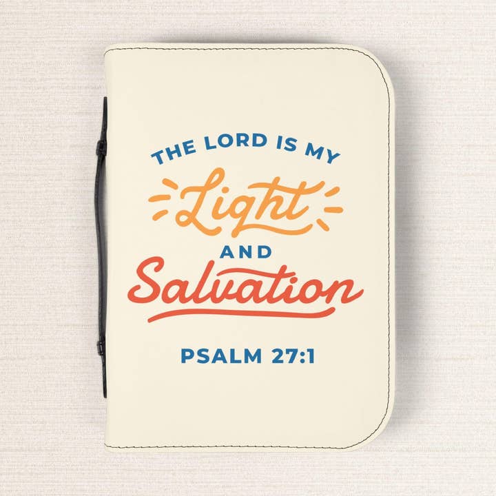 Inspirational Bible Cover with Psalm 27:1 & Faith Journal for wholesale by Seeds of Truth Designs