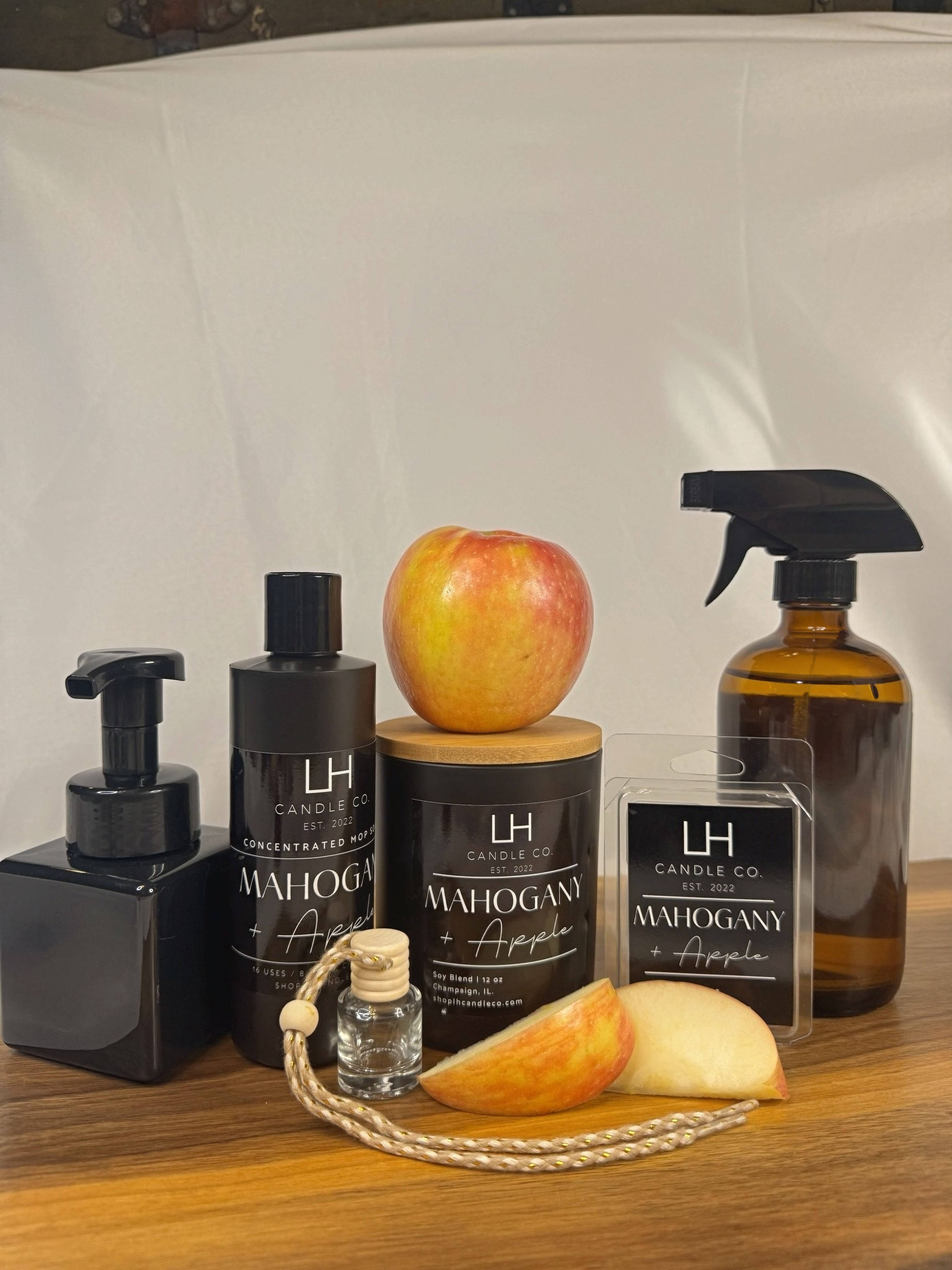 LH Candle Co. (Formerly LH Mercantile) - Wholesale Jar/Filled Candle - Mahogany + Apple Candle | Boutique Candle 1