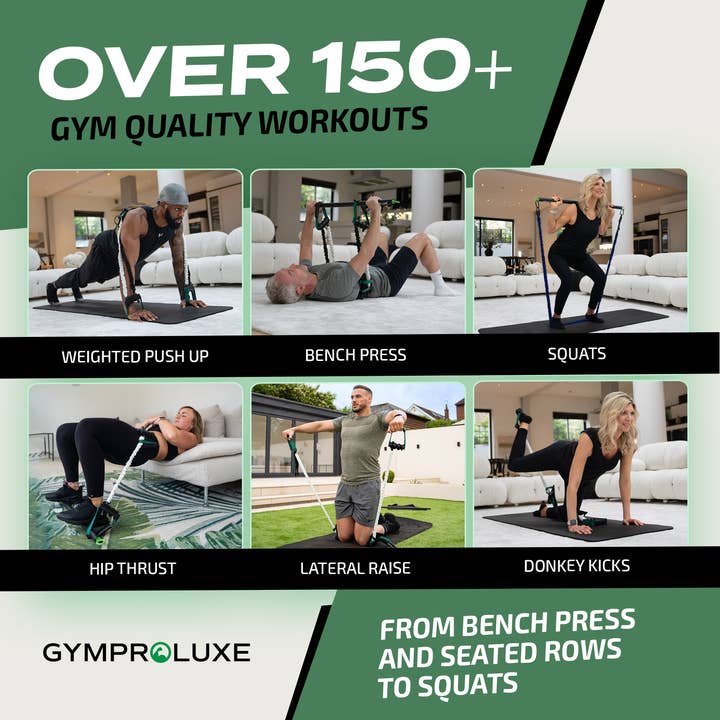 Gymproluxe – wholesale Fitness equipment – GYMPROLUXE All In One Portable Gym + App (Spring Bundle)1