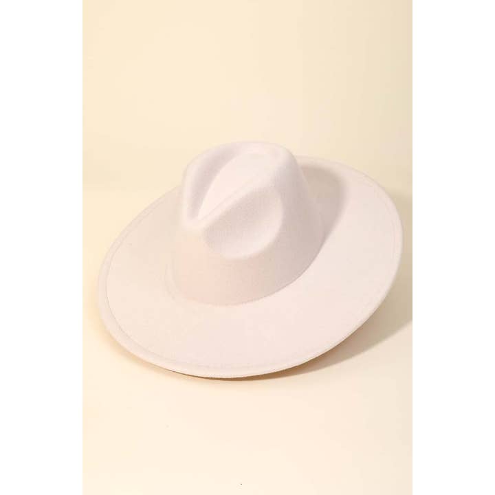 Flat Brim Fedora Fashion Hat for wholesale by Anarchy Street