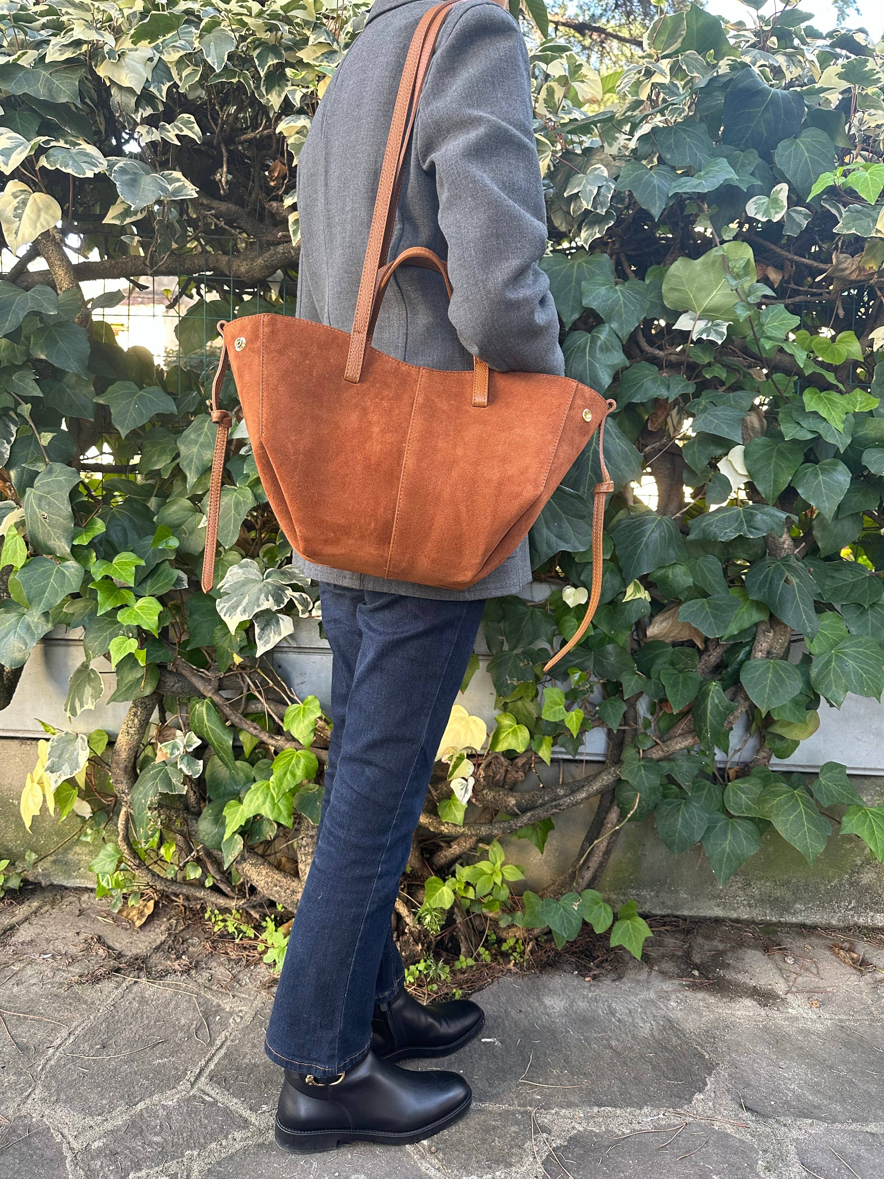 Zhade - Wholesale Tote Bag - Women's - DAPHNE suede - tote bag4