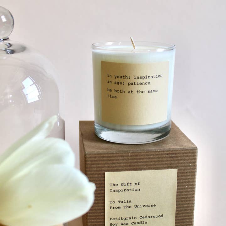 Notas Cientimentais Velas de Cera de Soja por atacado de Handmade Habitat