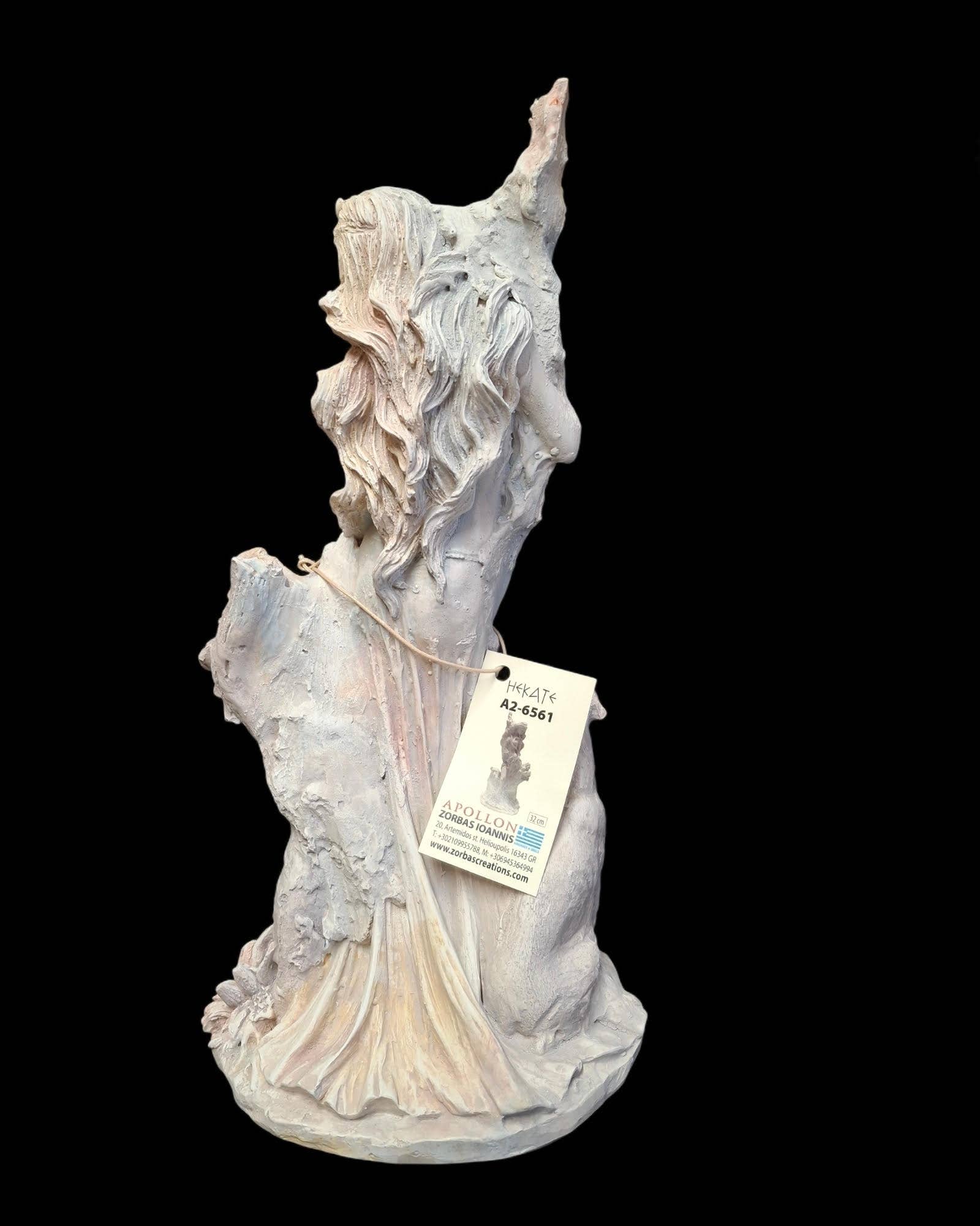 2 Greeks Inc - Wholesale Sculpture - Alabaster Statue of Hecate (Hekate) – Goddess of Magic 1