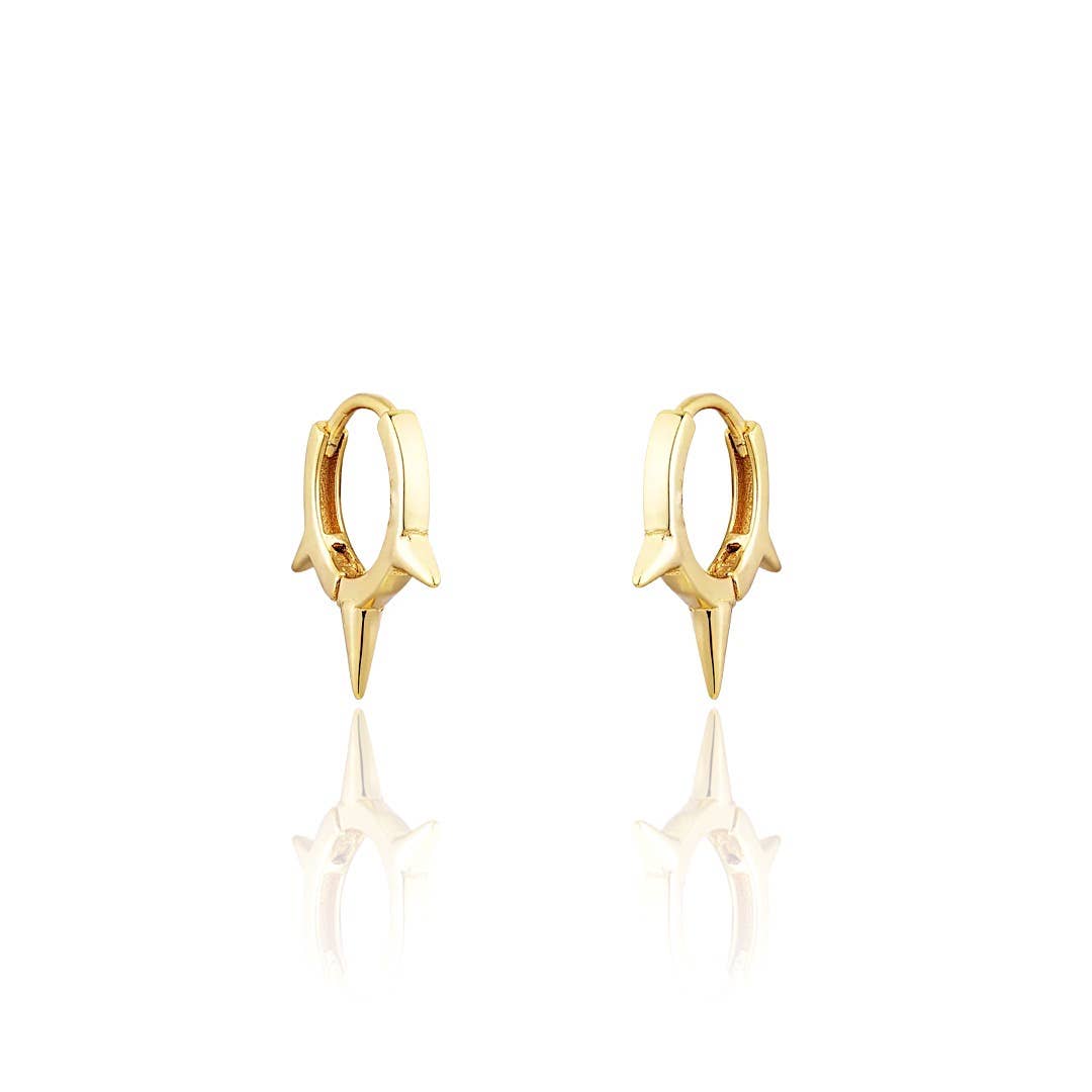 KIKICHIC - Wholesale Huggie Earrings - Triple Spike Huggies Earrings3