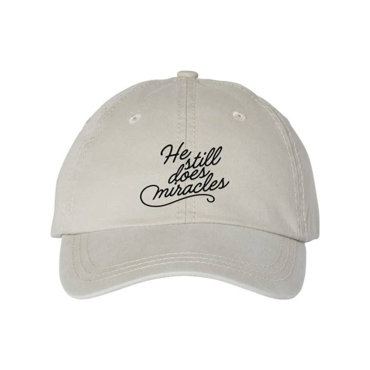 Scripted Pearl - Wholesale Baseball Cap - Unisex - He Still Does Miracles Embroidered Christian Baseball Cap4