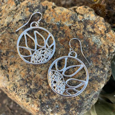 Sunflower - Copper Earrings - All Things Montana for wholesale by Savolia Jewelry