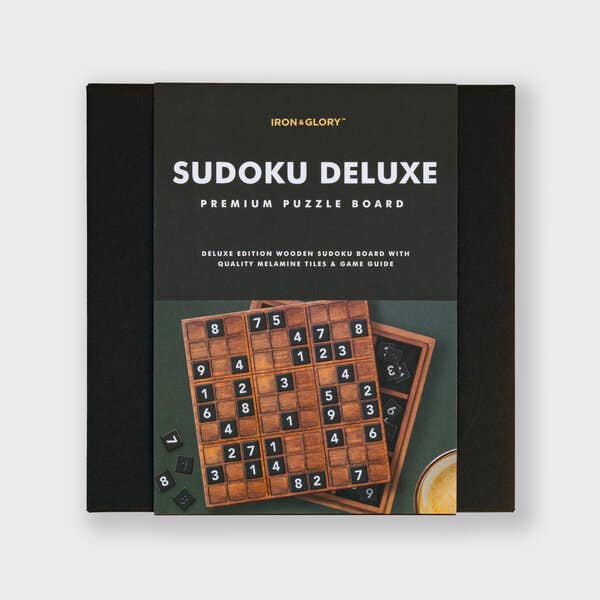 SUCK UK Ltd - USA - Wholesale Board Game - Sudoku Deluxe - Wooden Game1
