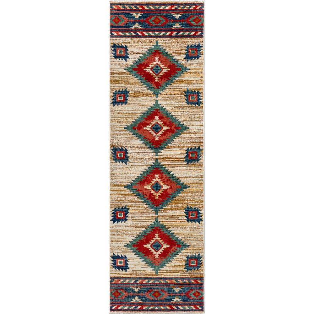Well Woven – Tapete por atacado – Tapete Tribal Tradicional Southwestern Lea Creme9