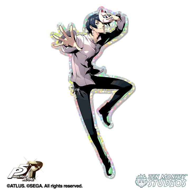 Yusuke Kitagawa - Persona 5 Royal Sticker for wholesale by Zen Monkey Studios