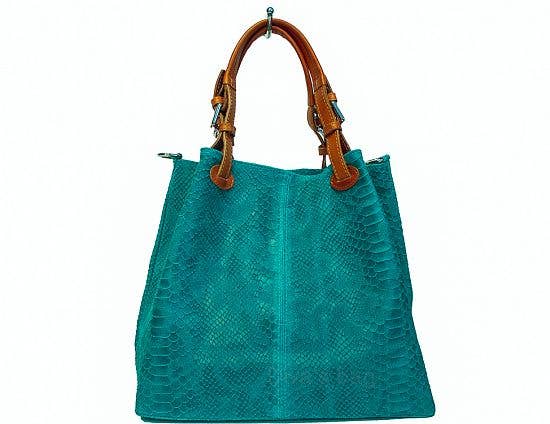 Charlie Leather – wholesale Shoulder bag – women's – Robbela Large Python Flowered Handbag6