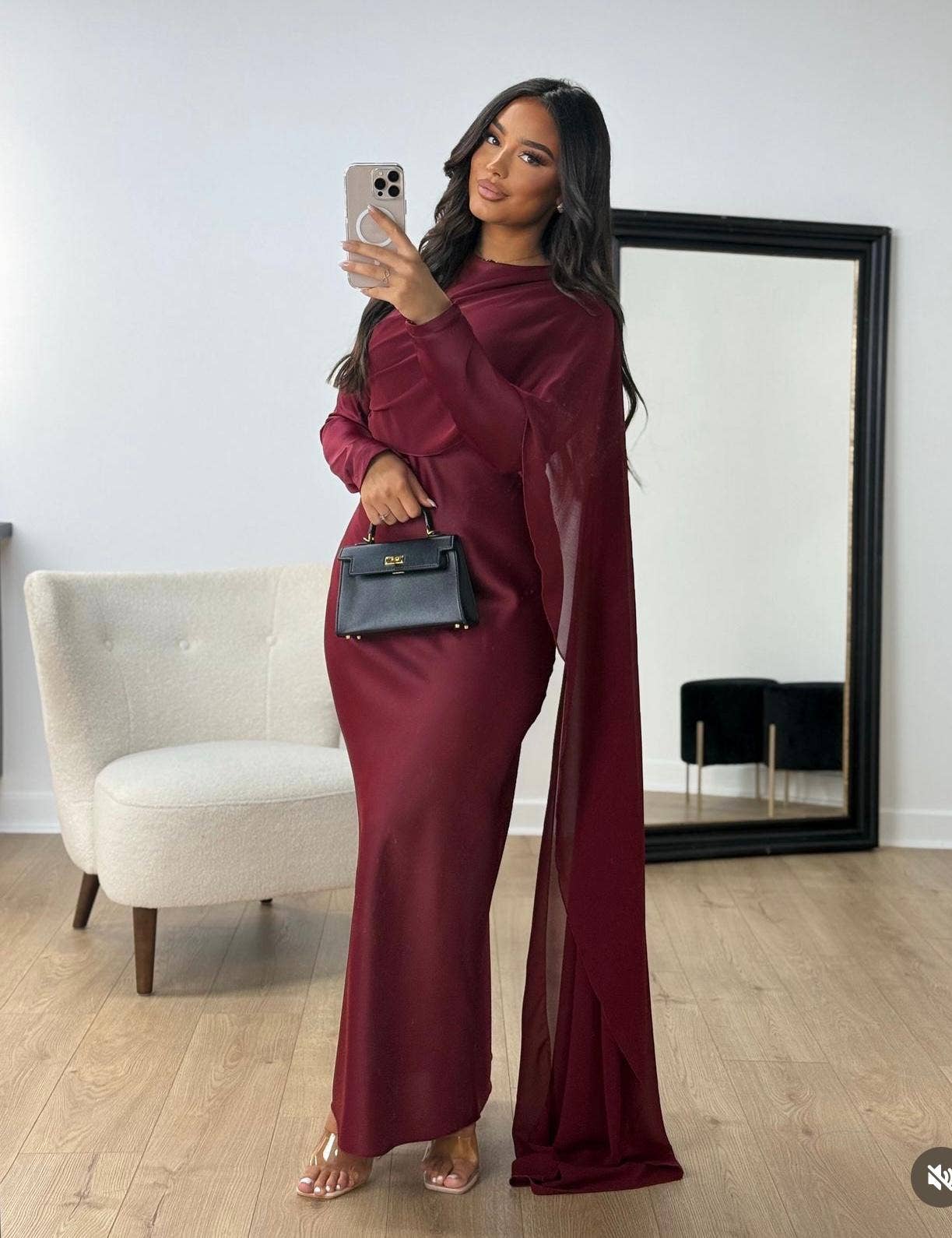 LORIANE - Venta al por mayor Vestido - Mujer - 10612 Vestido largo de satén3